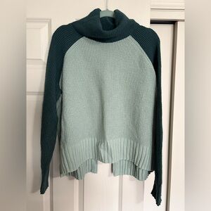 Madewell Turtleneck Sweater with Open Back